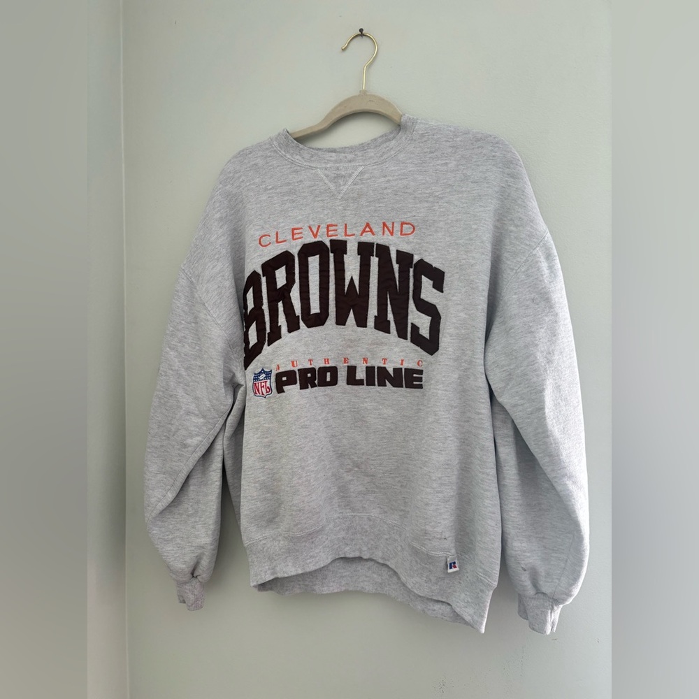 Vintage Cleveland Browns Gray Sweatshirt